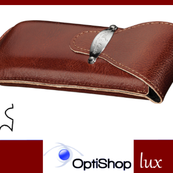  Luxury case for glasses Natural leather NS 19