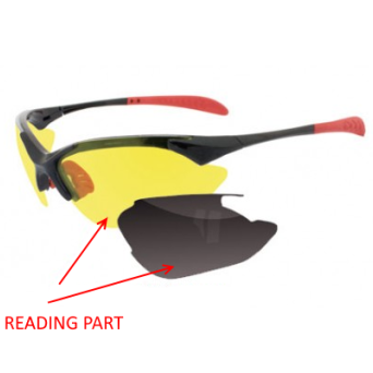 VER SPORT - Okulary sportowe z dodatkiem do bliży BI-RACE